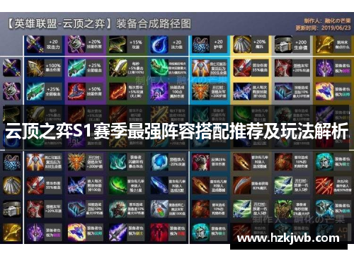 云顶之弈S1赛季最强阵容搭配推荐及玩法解析